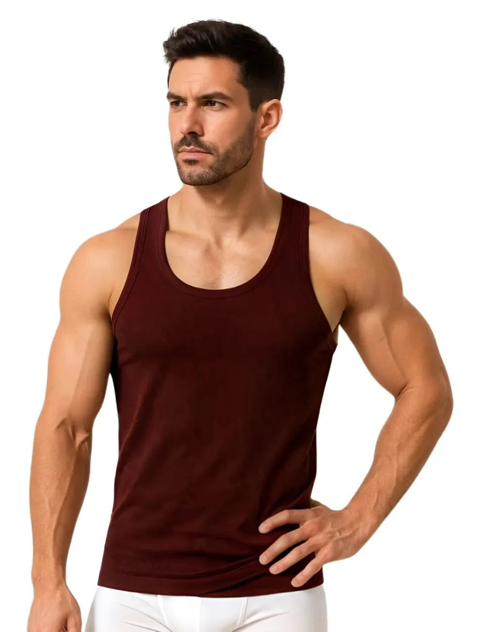 Delizo premium colour vest sleeveless