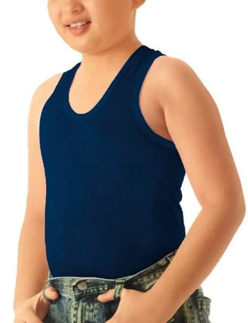 Delizo kid's premium colour vest sleeveless (Pack of 5)