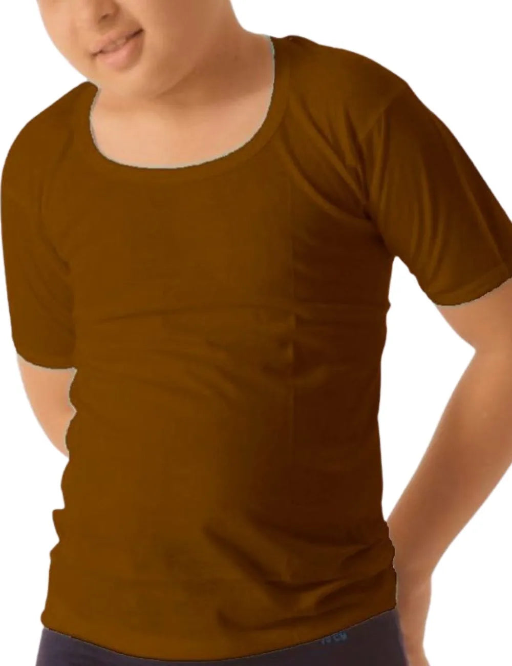 Delizo kid's premium colour vest sleeved (Pack of 5)