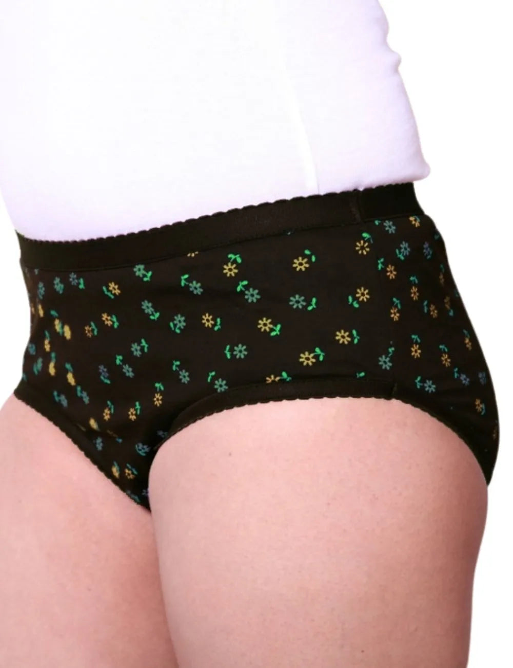 Delizo premium panties outer elastic print (Pack of 3)