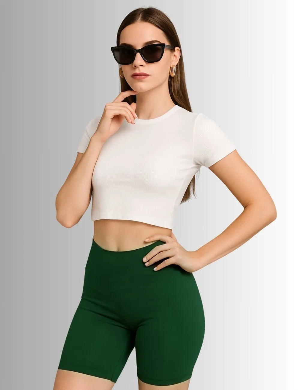 Delizo premium diamond cut yoga shorts (Pack of 2)