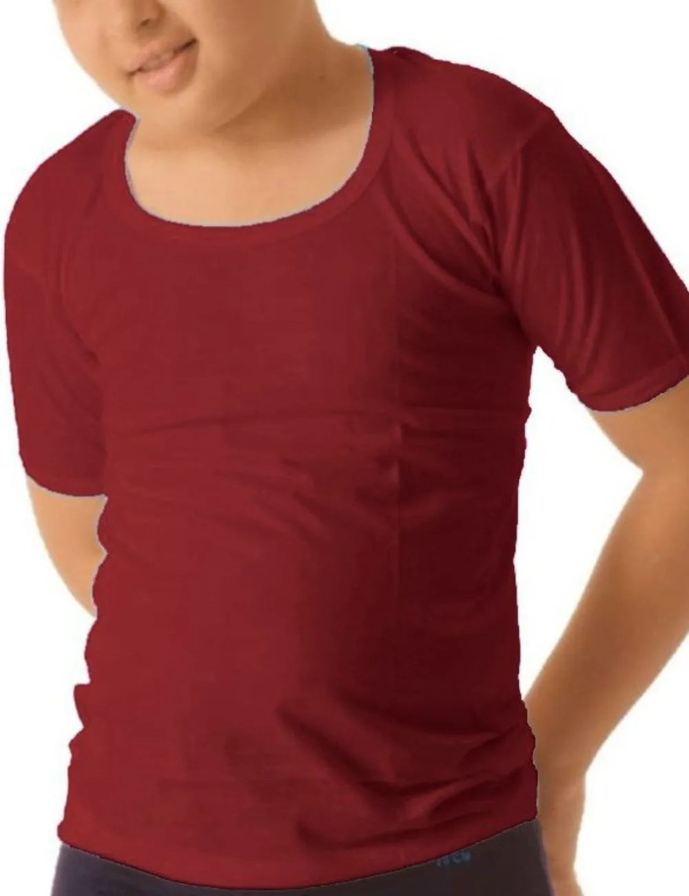 Delizo kid's premium colour vest sleeved (Pack of 5)