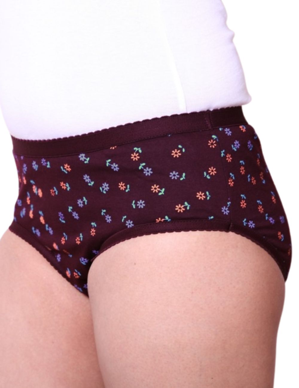 Delizo premium panties outer elastic print (Pack of 3)