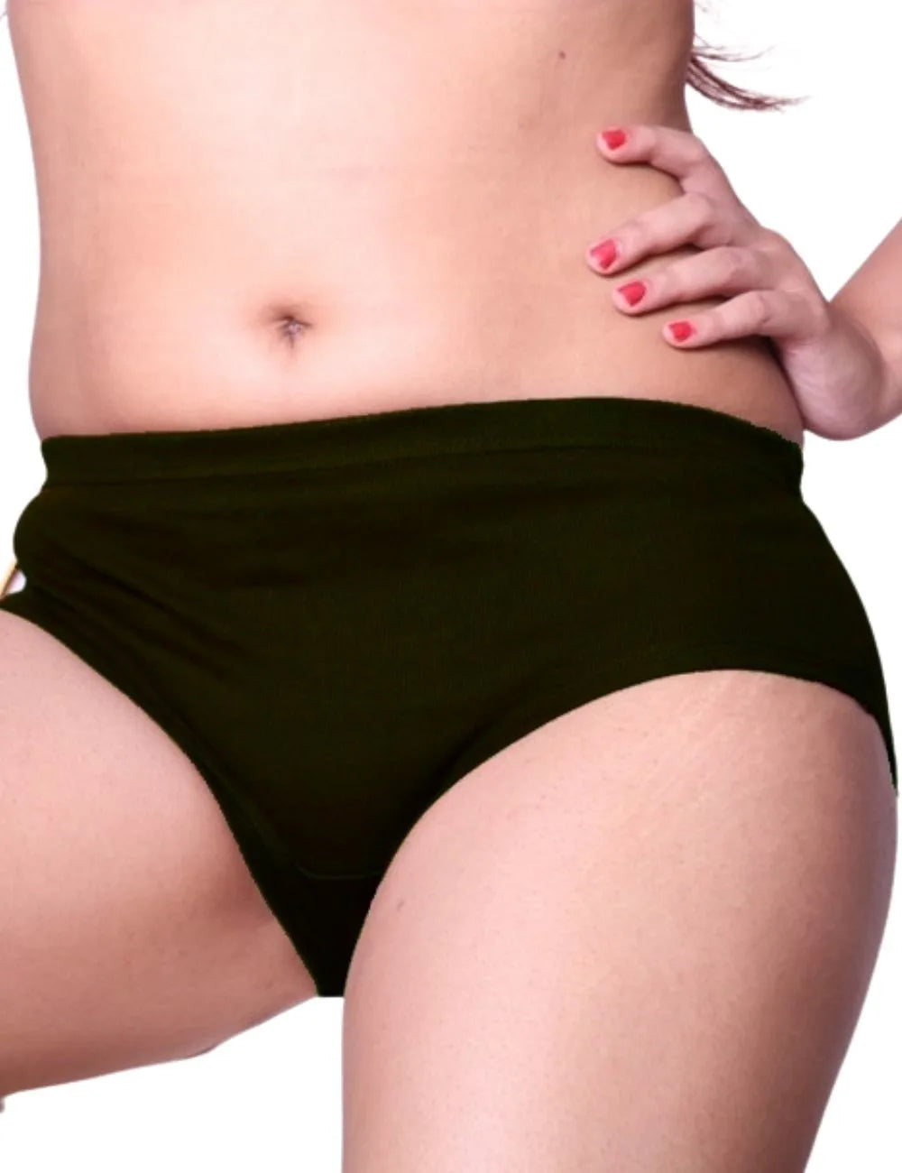 Delizo premium panties inner elastic plain (Pack of 3)