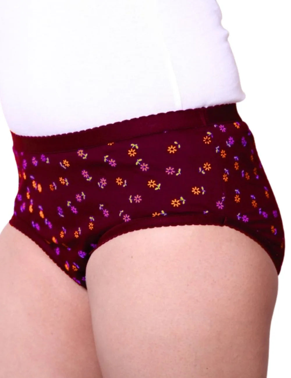 Delizo premium panties outer elastic print (Pack of 3)