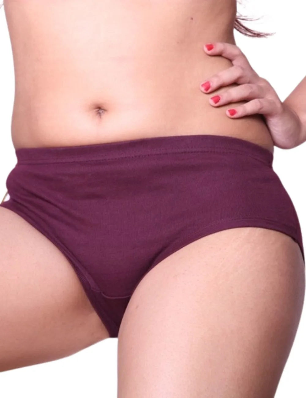 Delizo premium panties inner elastic plain (Pack of 3)