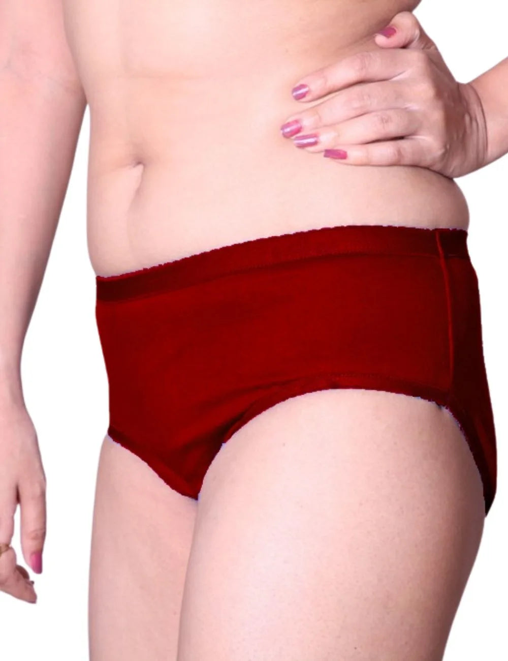 Delizo premium panties outer elastic plain (Pack of 3)