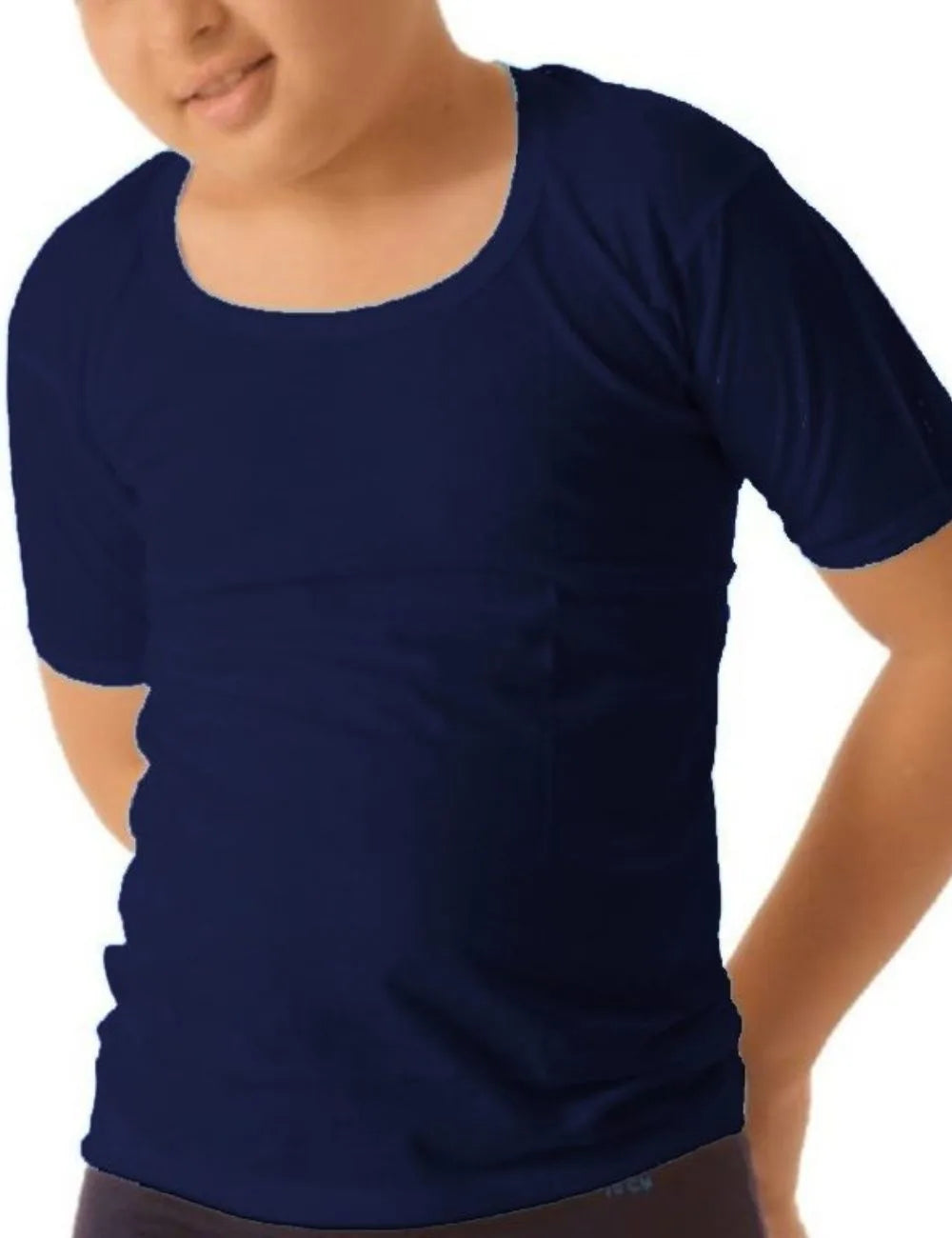 Delizo kid's premium colour vest sleeved (Pack of 5)
