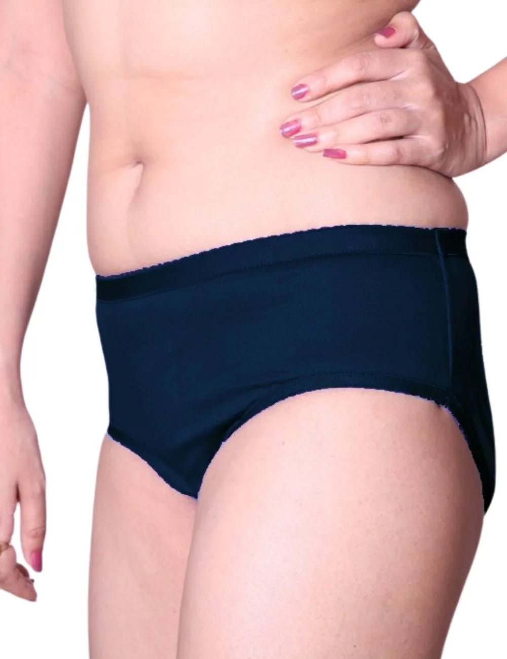 Delizo premium panties outer elastic plain (Pack of 3)