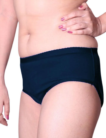 Delizo premium panties outer elastic plain (Pack of 3)