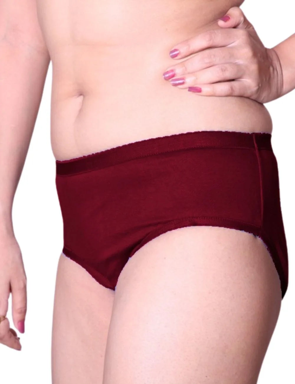Delizo premium panties outer elastic plain (Pack of 3)