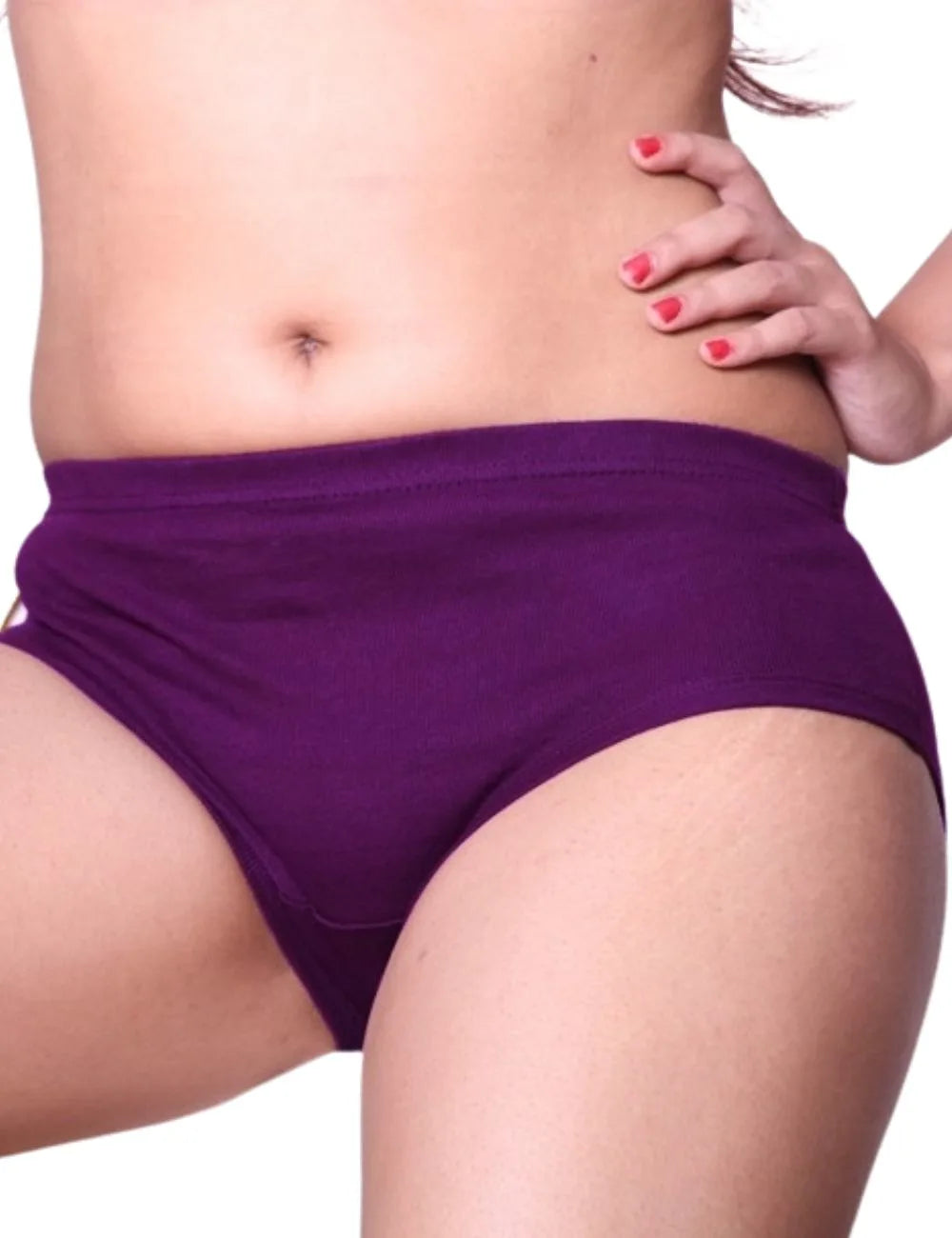 Delizo premium panties inner elastic plain (Pack of 3)