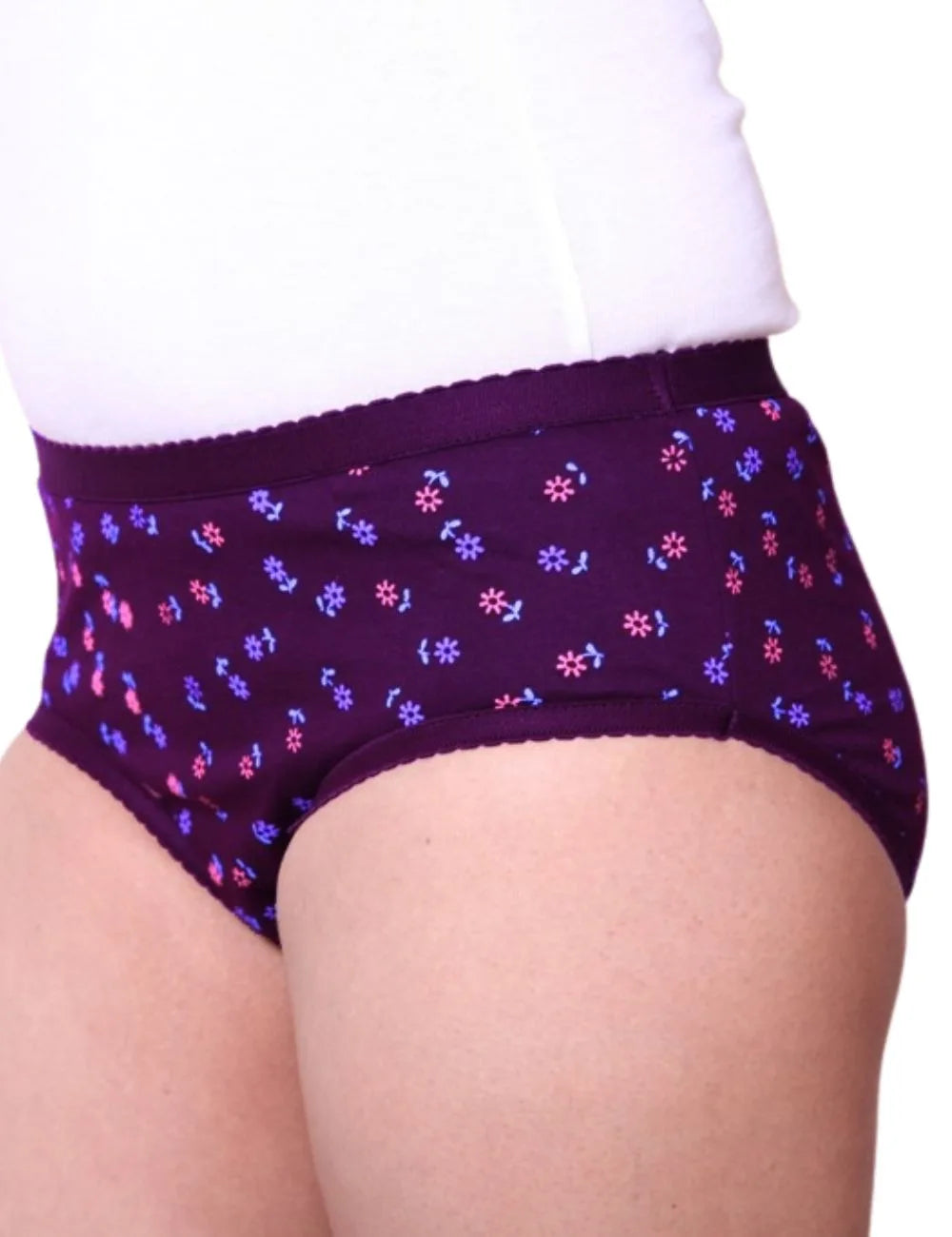 Delizo premium panties outer elastic print (Pack of 3)