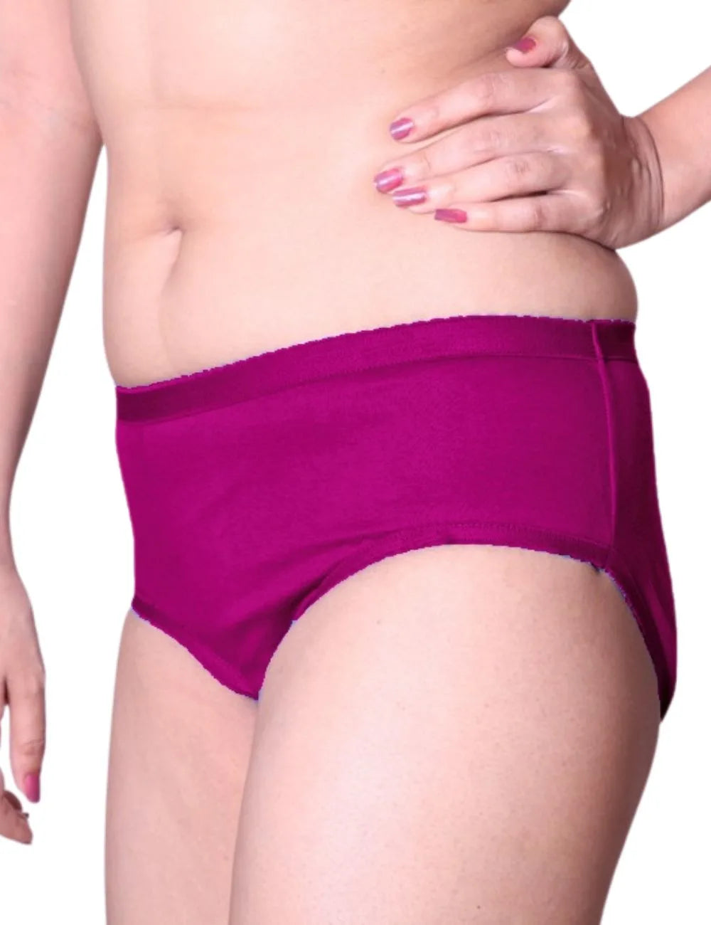 Delizo premium panties outer elastic plain (Pack of 3)