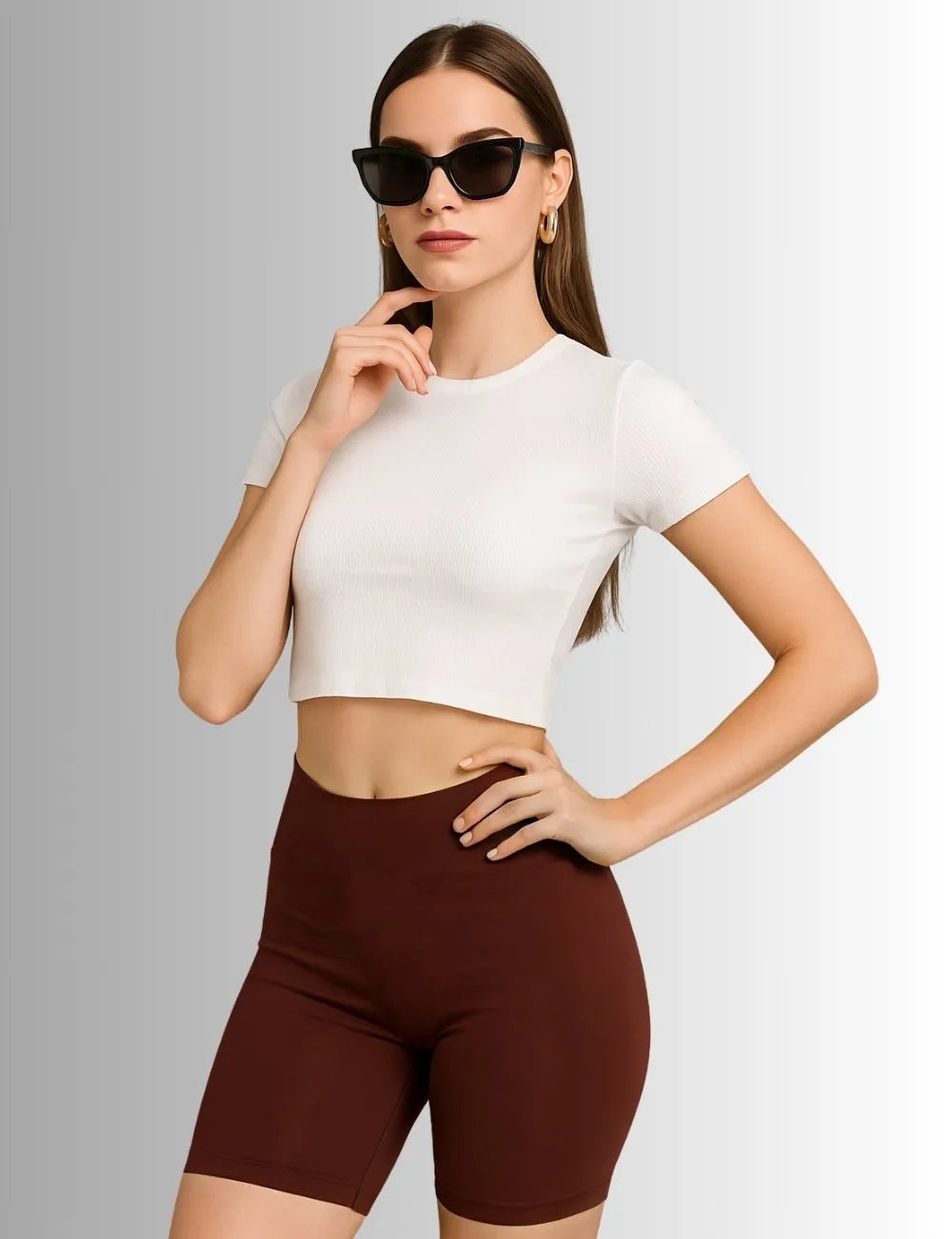 Delizo premium diamond cut yoga shorts (Pack of 2)